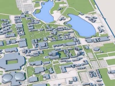 Basilica of the Sacred Heart United States 3D model