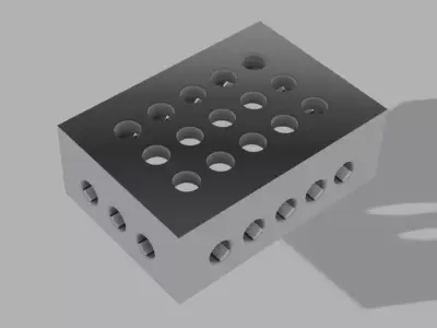 123 Block Machining Jig 3D print model