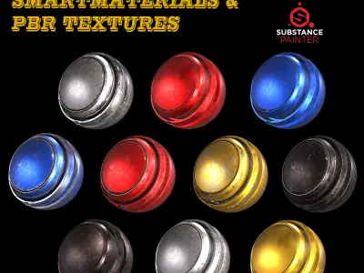 10 metal smartmaterials and pbr textures Texture