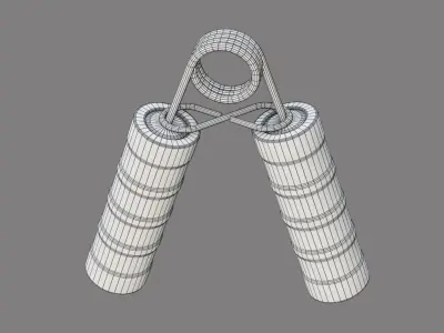 Hand Gripper Strengthener Low-poly 3D model