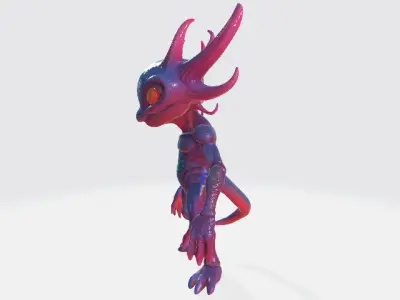 Alien creature 3D model