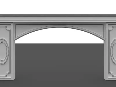 Modern Entry Arch 3D model