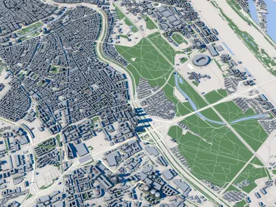 Vienna City Austria 3D model