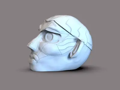 Fiction Head 3D print model