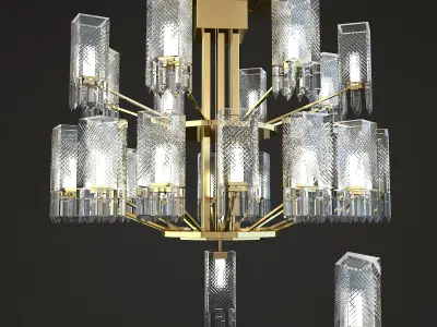 Crystal Chandelier 3D print model