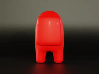 Among Us Character Low-poly 3D model