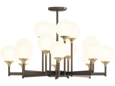 Ball Valley Chandelier 16 3D model