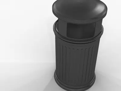 Trash Bin Exterior 3D model
