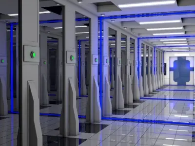 Sci Fi Corridor  3D model