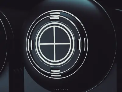 N42 Sci Fi Tube  Low-poly 3D model