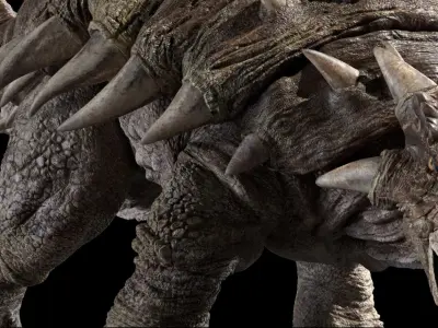  Dinosaur Collection Rigged 3D 