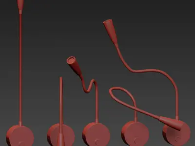 Beed Wall Light 3D model