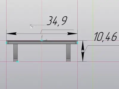 Bench Scale model 1 43 3D print model