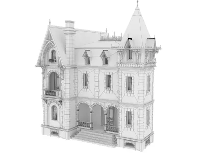Victorian House 3D model