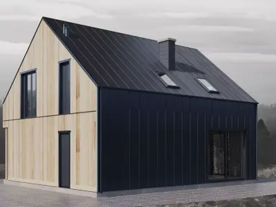 Realistic 3D House Model 1  3D model