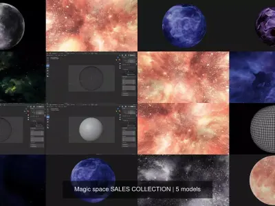 Magic space SALES COLLECTION 3D Model Pack