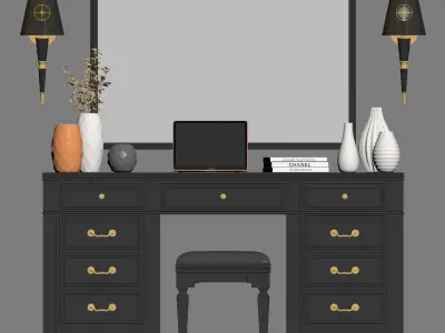 Clio Dressing Table 3D model