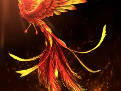  phoenix Undead bird phoenix1 