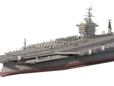 NEW GENERATION  AIRCRAFT CARRIER 3D model