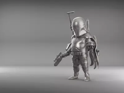 Boba Fat 3D print model