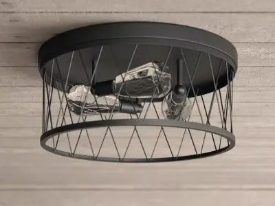 Sidney Flush Mount 3D model