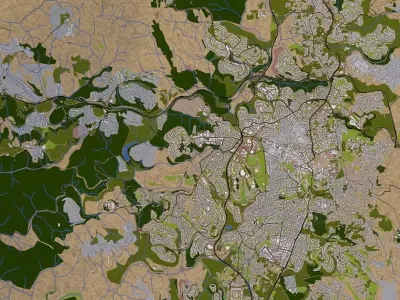 Jerusalem City Low-poly 3D model