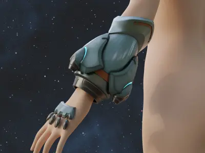 Si Fi Juno Sleeves Overwatch 2 3D print model