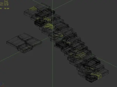 Stone - Stone Ladder 03 3D model