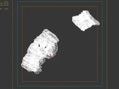 Cold Chamber - Stairs 01 3D model