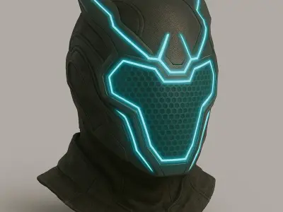 Cyberpunk Outfit Modular Kit GameReady include free character 3D model