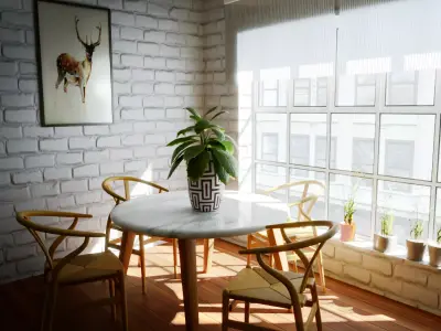 Living Room 3D model