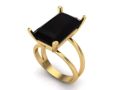 Jewelry ring 406 Free 3D print model