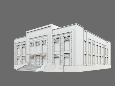 Office Building ID023 3D model