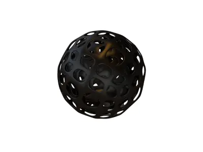 Abstract Sphere Ball v2 003 3D model