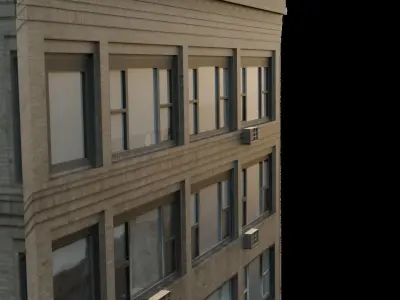 Building 1 Low-poly 3D model purchase