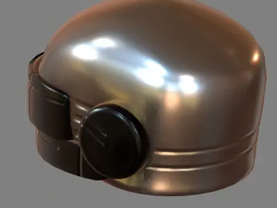 Helmet plastic mask protection pollution  Low-poly 3D model