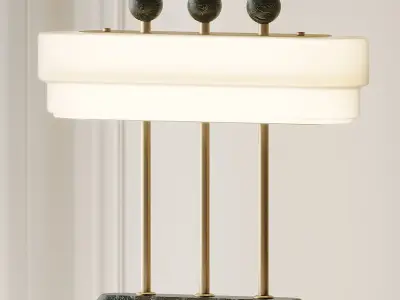 Spate Table Lamp by Bert Frank 3D model