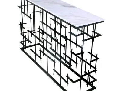 Almand Console Table 3D model