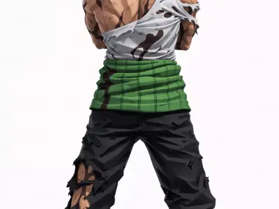 Life-Size Zoro STL 3D print model