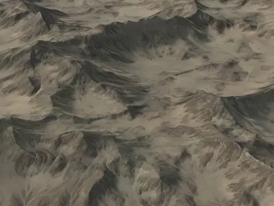 Landscape 76 Low-poly 3D model