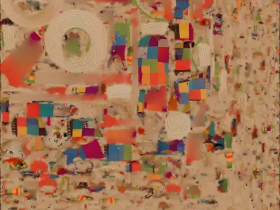 Charming Garden Scarecrow 3D Model Festive Fall Prop Low-poly 3D model