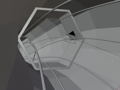 Sci Fi Lightning Tunnel Loop  3D model