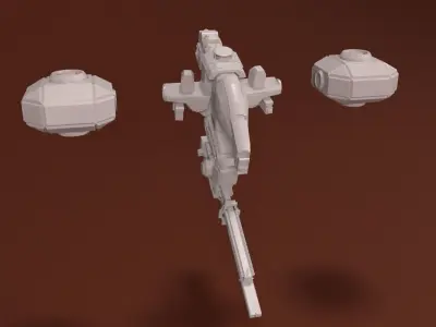 28mm Escort Drone - Wasp 3D print model