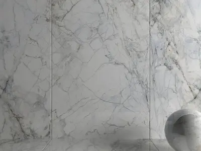 Wall Tiles Museum Supreme White 160x320 Set 3 Texture