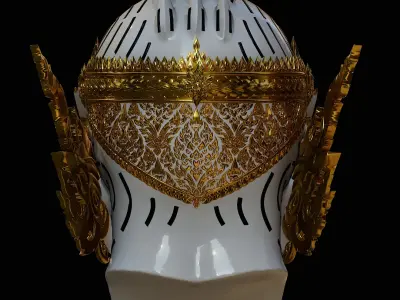 Head Hanuman thailand 3D model