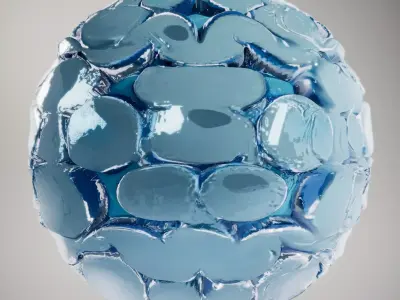 Glossy Ceramic Tiles HQ PBR Textures Set Texture