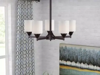 Light Sphere Chandelier 3D model