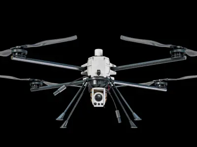  C100 Defense Heavy-Lift Military Quadcopter PBR 