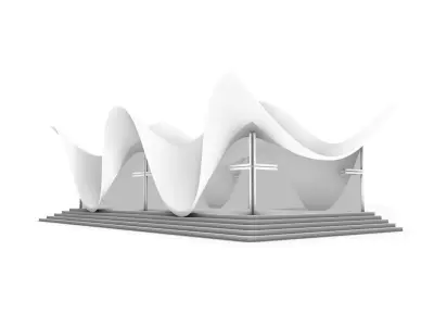 Bosjes Chapel  3d Architectural Model 3D model