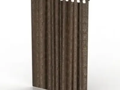 Curtain 3D model 21